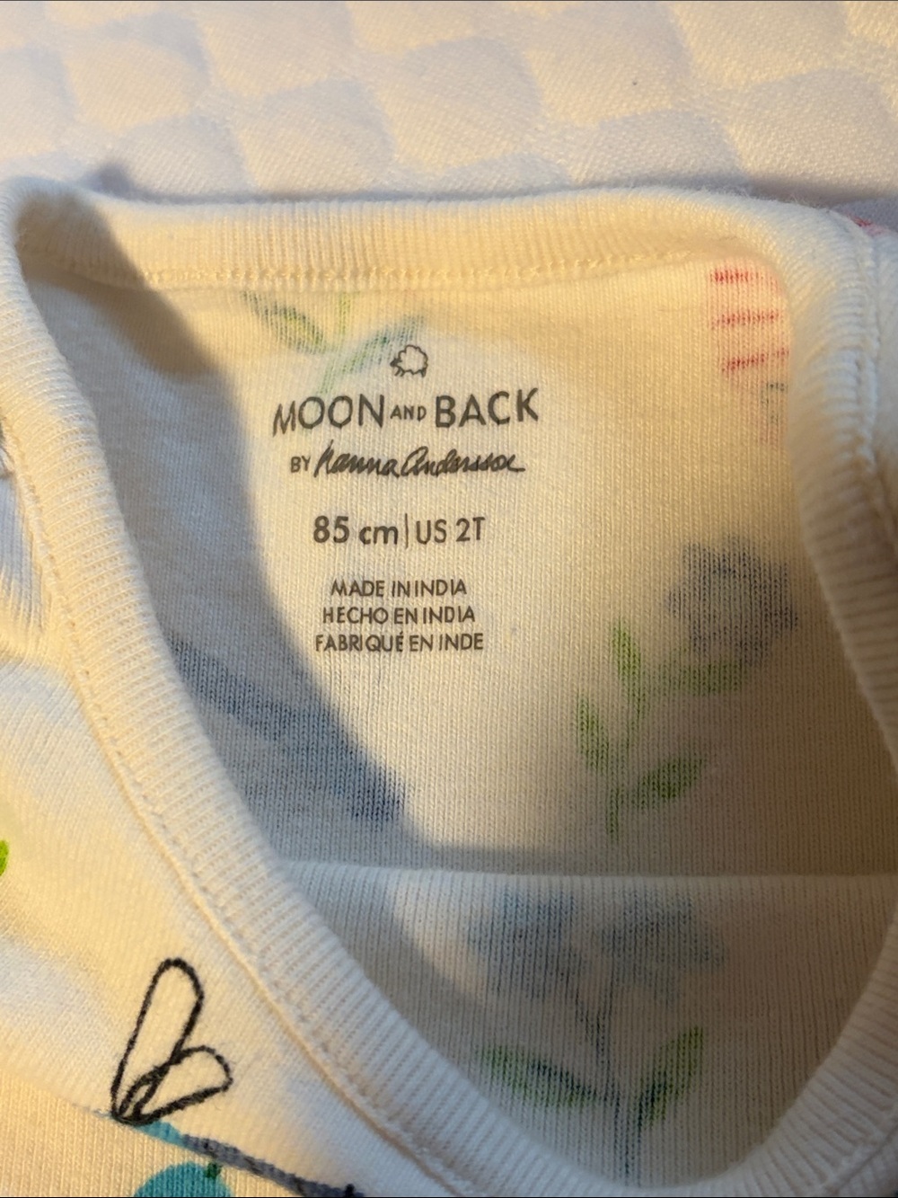 Hanna Andersson Moon & Back Girls Organic Cotton Long Sleeve Knit Dress Size 2T - Picture 3 of 4